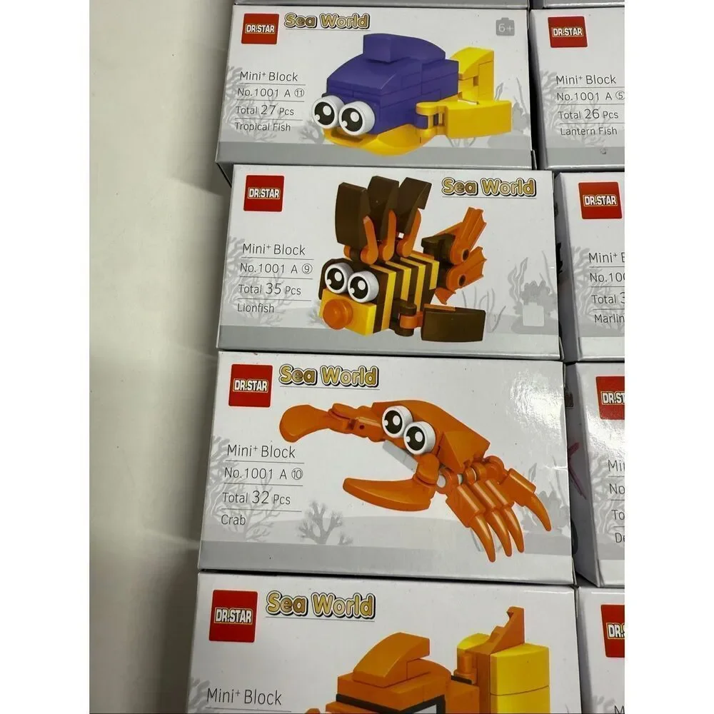 DR STAR DIY Sea World Mini Blocks 12 pcs Set